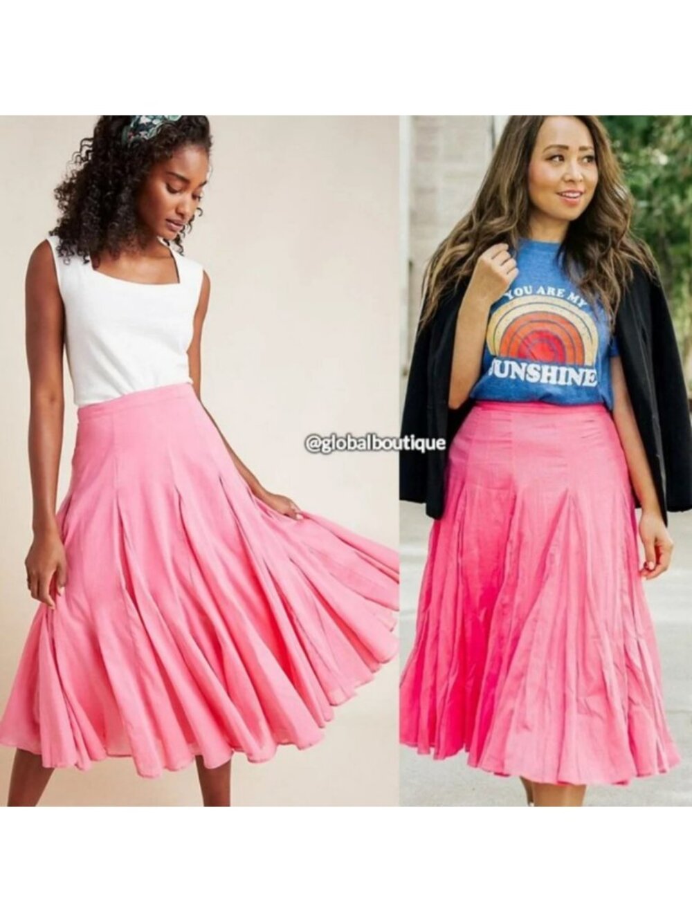 NWT Anthropologie Maeve Arielle Flounced Midi Skirt 10